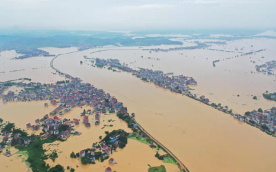 Yangtze River in Asia Sees Historical Floods