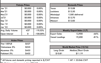 Market Update: Rice Prices…Calm Before the Storm?
