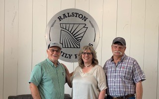 Pictured left to right: Dwight Roberts, enjoys his visit with Robin and Tim Ralston.