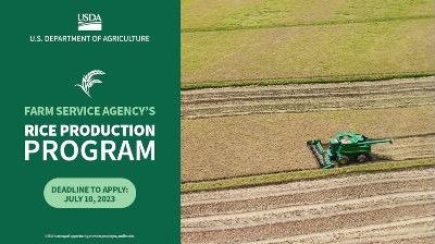 USDA Announces Signup for Rice Production Program